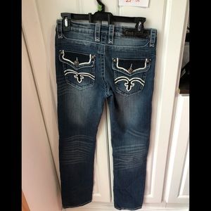 Rock Revival women Joan straight size 27 inseam 31